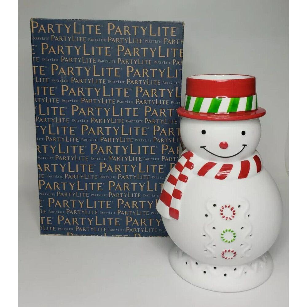 PartyLite ScentGlow Mr. Frosty Warmer Snowman New in Box P18B/P9053